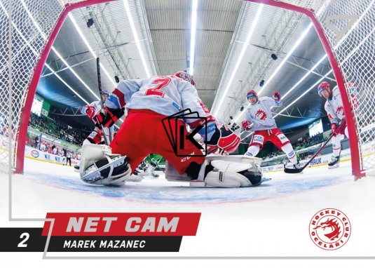 hokejová kartička 2021-22 SportZoo Tipsport Extraliga Serie 2 Net Cam NC--01 Marek Mazanec HC Oceláři Třinec