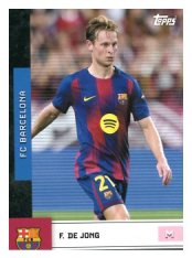 fotbalová kartička 2025-26 Topps Team set FC Barcelona First Team 9 Frenkie de Jong