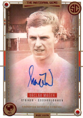 podepsaná karta 2025 Supr Cards Liga 100 N-MAV Václav Mašek ČSSR /11