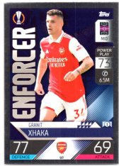 Fotbalová kartička 2022-23 Topps Match Attax UCL Enforcer 92 Granit Xhaka - Arsenal