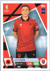 fotbalová karta Topps Match Attax EURO 2024 ALB813 Jasir Asani (Albania)