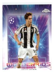 fotbalová kartička 2024-25 Topps Chrome Wonderkids 19 - Kenan Yildiz