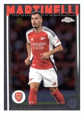 fotbalová kartička 2024-25 Topps Chrome UCC 5 Gabriel Martinelli, Arsenal FC