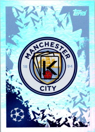2024-25 Topps Champions League 271 Club Badge (Manchester City)