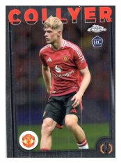 fotbalová kartička 2024-25 Topps Chrome UCC 18 Toby Collyer, Manchester United RC