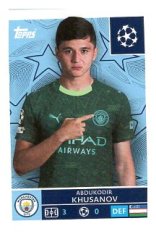 2025-26 Topps Champions League  Manchester City 302 Abdukodir Khusanov