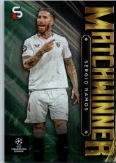 Fotbalová kartička 2023-24 Topps Superstars UEFA Club Competitions Matchwinner MW-26 Sergio Ramos (Sevilla FC)