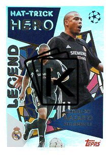 2025-26 Topps Champions League Historic Hat-Trick Heroes 28 Ronaldo (Real Madrid C.F.)