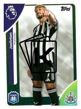 fotbalová kartička 2025-26 Topps  Premier League 226 Joelinton  (Newcastle United)