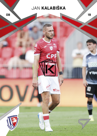 Fotbalová kartička 2024-25 SportZoo Chance Liga Serie 1 FK Pardubice Jan Kalabiška 135