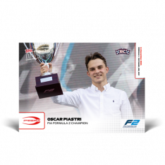 kartička Formule 1 Topps Now 2021 89 Oscar Piastri Prema Formula 2 Champion
