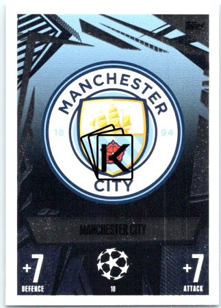 Fotbalová kartička 2023-24 Topps Match Attax UEFA Club Competitions 10 Manchester City