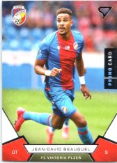 fotbalová kartička 2021-22 SportZoo Fortuna Liga Promo Jean-David Beauguel FC Viktoria Plzeň