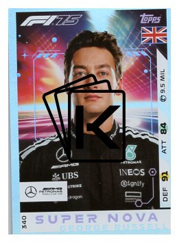 2025 Topps Turbo Attax F1 Mercedes AMG  	Supernova  340 George Russell