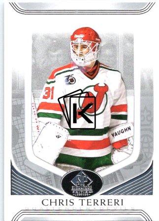 Hokejová karta 2020-21 Upper Deck SP Legends Signature Edition 290 Chris Terreri - New Jersey Devils
