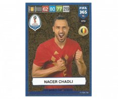 Fotbalová kartička Panini FIFA 365 – 2019 Heroes 372 Nacer Chadli (Belgium)