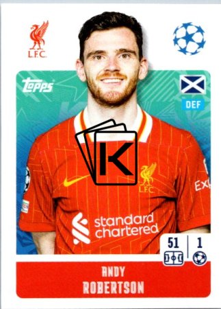 2024-25 Topps Champions League 264 Andy Robertson (Liverpool)