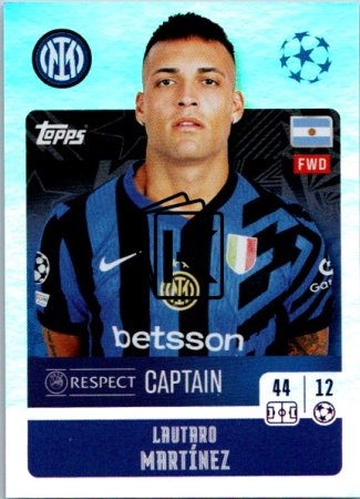 2024-25 Topps Champions League 185  Lautaro Martínez (FC Internazionale Milano)