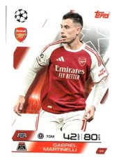 fotbalová kartička 2025-26 Topps Match Attax UCC 44 Gabriel Martinelli (Arsenal)