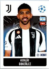 2024-25 Topps Champions League 256 Nicolás González (Juventus)