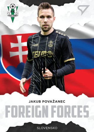 fotbalová kartička SportZoo 2020-21 Fortuna Liga Serie 2 Foreign Forces FF40 Jakub Považanec FK Jablonec