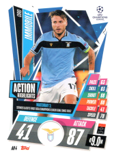 fotbalová kartička 2020-21 Topps Match Attax Champions League Extra Action Highlights AH4 Ciro Immobile SS Lazio