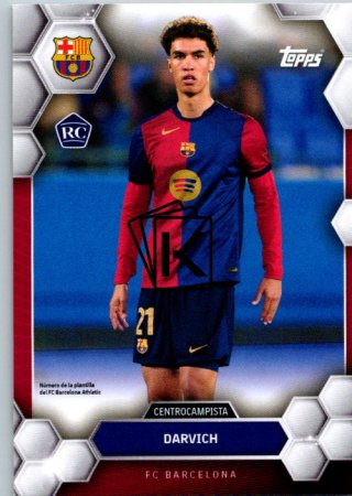 fotbalová kartička 2024-25 Topps FC Barcelona Fan Set 15 Noah Darvich