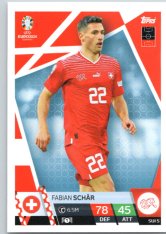 fotbalová karta Topps Match Attax EURO 2024 SUI5 Fabian Schär (Switzerland)