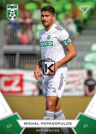 fotbalová kartička 2021-22 SportZoo Fortuna Liga 159 Michal Papadopulos MFK Karviná