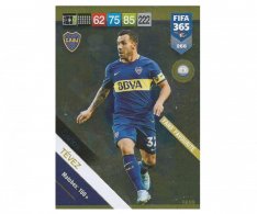 Fotbalová kartička Panini FIFA 365 – 2019 Fans 266 Carlos Tevez Boca Juniors