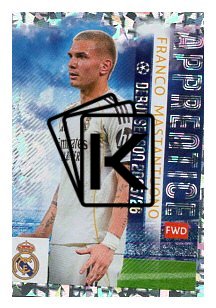 2025-26 Topps Champions League Real Madrid C.F. 389 Franco Mastantuono - Apprentice