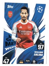 fotbalová kartička 2025-26 Topps Match Attax UCC 317 William Saliba (Arsenal)