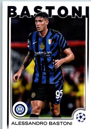 fotbalová kartička 2024-25 Topps UEFA Club Competitions Flagship 2 Alessandro Bastoni Inter Milan