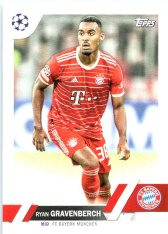 Fotbalová kartička 2022-23 Topps UEFA Club Competitions 120 Ryan Gravenberch - FC Bayern München