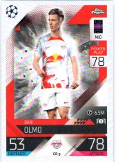 Fotbalová kartička 2022-23 Topps Match Attax UCL Chrome Preview CR9 Dani Olmo RB Lipsko