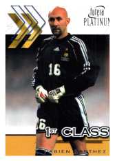 2001 Futera Platinum 1st Class 1 Fabien Barthez France