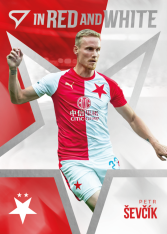 2025-26 SportZoo SK Slavia Praha In Red and White RW-25 Petr Ševčík