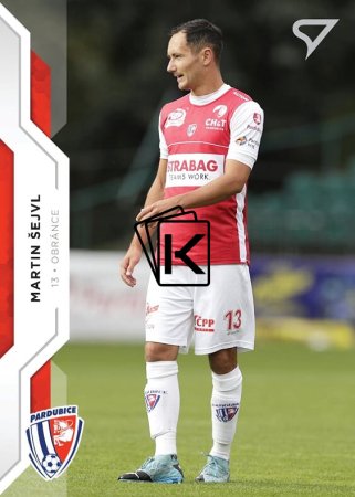 fotbalová kartička SportZoo 2020-21 Fortuna Liga Base 136 Martin Šejvl FK Pardubice