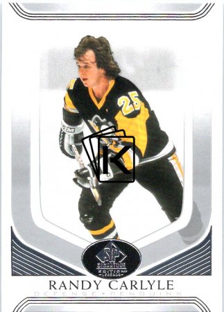 Hokejová karta 2020-21 Upper Deck SP Legends Signature Edition 6 Randy Carlyle - Pittsburgh Penguins