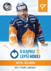 hokejová kartička 2021-22 SportZoo Live Tipsport Extraliga O Kapku Lepší Hokej  KN-07 Petr Jelínek Bílí Tygři Liberec /37
