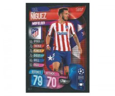 Fotbalová kartička 2019-2020  Topps Champions League Match Attax - Saul Niguez - Atletico Madrid 7