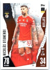 Fotbalová kartička 2023-24 Topps Match Attax UEFA Club Competitions 273 Nicolás Otamendi SL Benfica