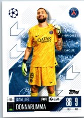 fotbalová kartička 2024-25 Topps Match Attax UEFA Club Competitions  155 Gianluigi Donnarumma (Paris Saint-Germain)