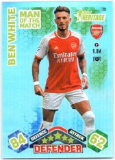 2023-24 Topps Match Attax EXTRA UEFA Club Competition Kings of Europe 313 Ben White (Arsenal)
