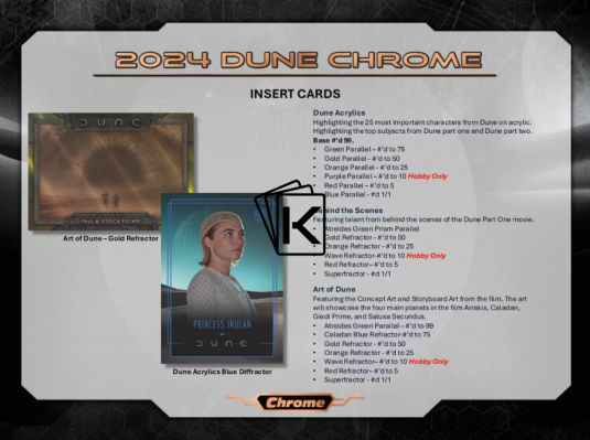 2024 Topps Dune Chrome Blaster Box