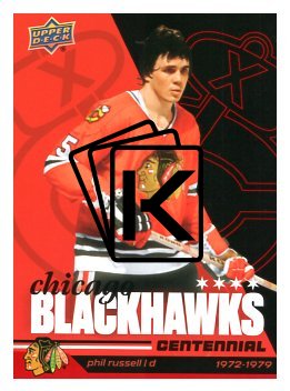 2025-26 Upper Deck Centennial Chicago Blackhawks 61 Phil Russell