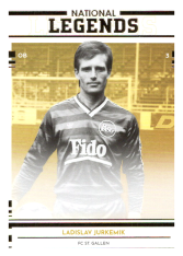 Fotbalová kartička 2019-20 SportZoo National Legends L04 Ladislav Jurkemik