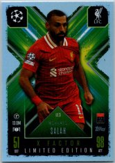 Fotbalová kartička 2024-25 Topps Match Attax EXTRA UEFA Club Competitions Limited Edition LE 3.  Mohamed Salah (Liverpool)