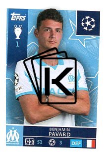 2025-26 Topps Champions League  Olympique de Marseille 345 Benjamin Pavard