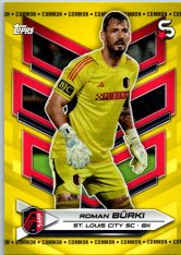2024 Topps Superstars MLS 151 Roman Burki ST. Louis City SC Yellow Parallel